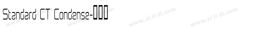 Standard CT Condense字体转换
